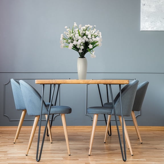 Nomeni 12.6" Artificial Polyester White Daffodils Bouquet 2 Count