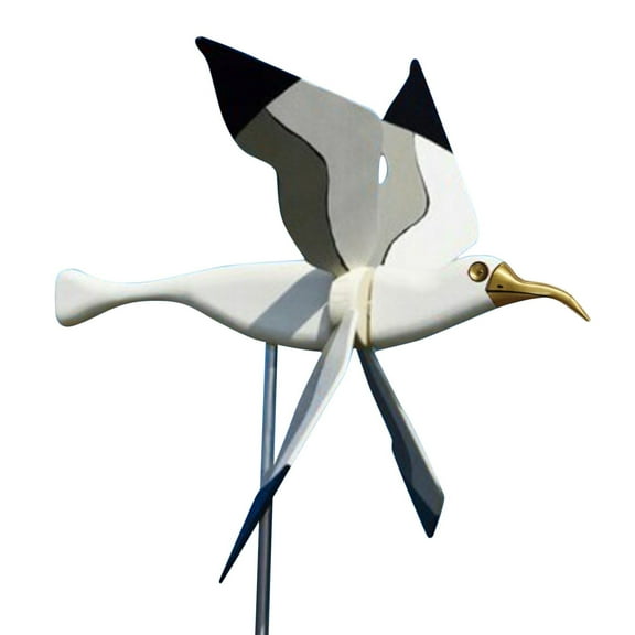 Nomeni 12” Multicolor Plastic Parrots Wind Spinner