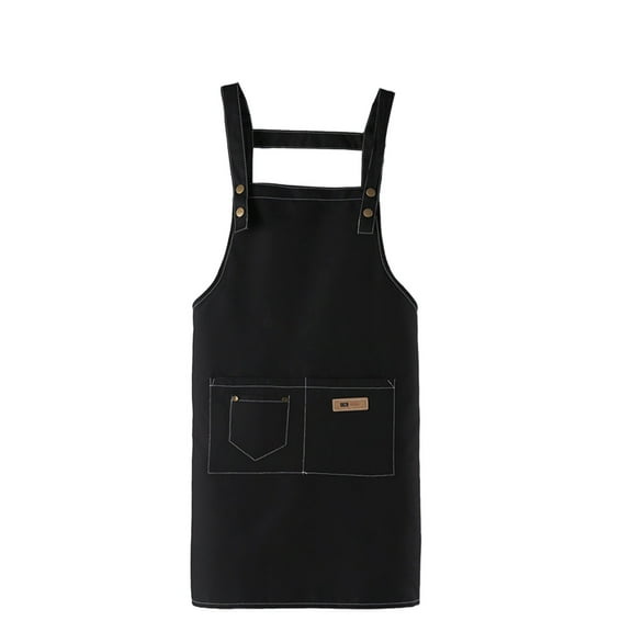 Nomeni Apron Clearance, All Pure Polyester Cotton Canvas Apron Advertising Logo Printing Manicure Waist Home Kitchen Restaurant Work Clothes Apartment Essentials