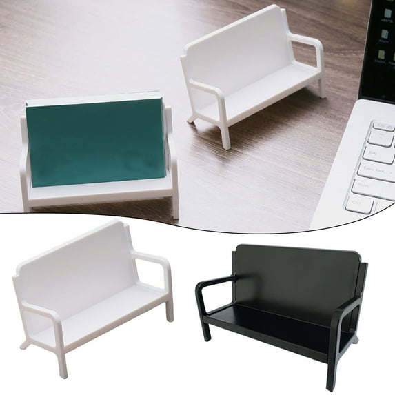 Nomeni Business Cards Holder Clearance, New Creative Sofa Modeling Business Card Holder Desktop Storage Business Card Base Office Supplies Desk Decor