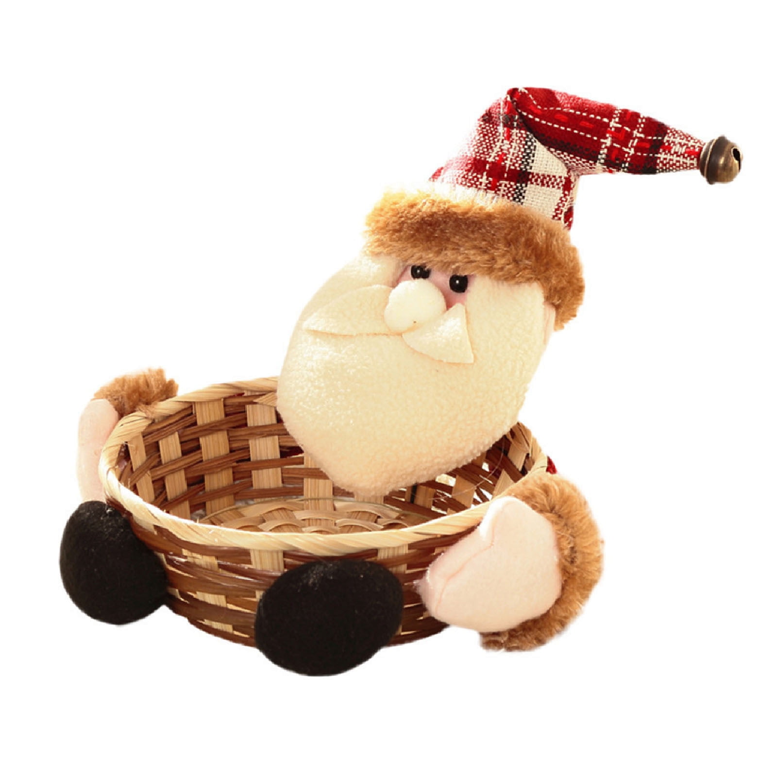 Nomeni Christmas Decorations Christmas Candy Storage Basket Decoration