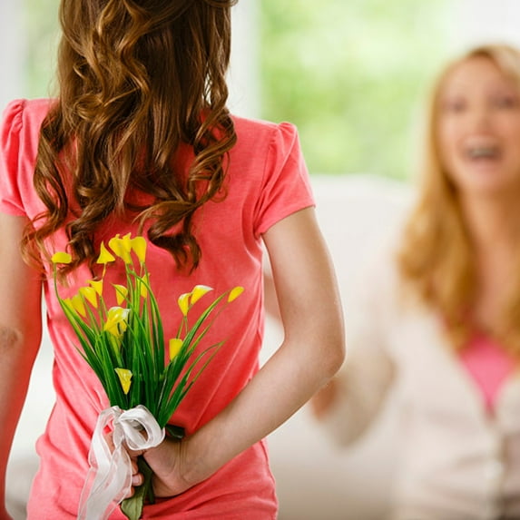 Nomeni Clearance 2 Bundles Artificial Outdoor Flowers Fake Flowers Green Shrubs Garden Porch, Artificial Flowers For Outdoors Clearance Sale, 2Pc Artificial Flowers Yellow