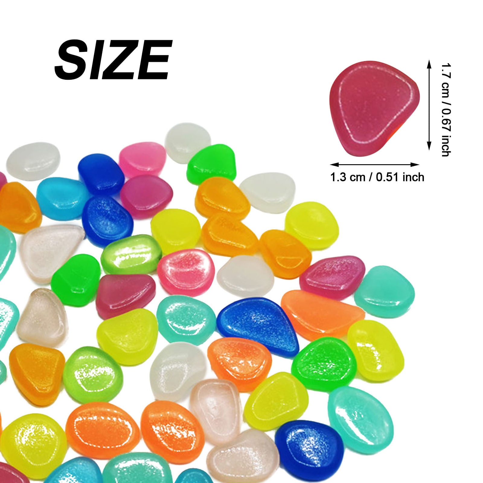 Nomeni Clearance Garden Decorative Pebbles Stonesnon Radioactive Resin