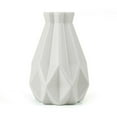 thumbnail image 1 of Nomeni Clearance New Origamis Plastic Vase White Imitation Ceramic Flower Pot Flower Basket, Ornament Clearance Sale, 1*Anti-Fall Vase White, 1 of 1