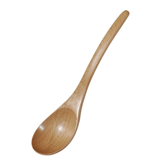 Nomeni Clearance Stainless Steel Bowl Fork Kitchen Utensil Wooden Tools Soup-Teaspoon Bamboo Spoon Cooking Tableware Kitchen,Dining & Bar, Kitchen Essentials Clearance Sale Khaki