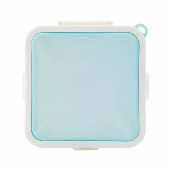 Nomeni Closet Organizers and Storage Clearance, Sandwich Containers Sandwich Box Food Storage Shape Holder Plastic for Lunch Boxes Bread Sandwich Prep Microwave Dishwasher Storage Bins Blue