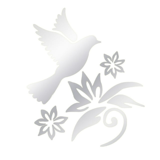 Nomeni Home Decor Modern Mirror Style Removable Decal Art Mural Wall