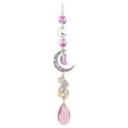thumbnail image 1 of Nomeni Ornament Clearance, Crystal Suncatcher Moon Star Gather Light Ornaments Flower Garden Window Hanging Ornaments Party Decorations Room Decor, 1 of 9