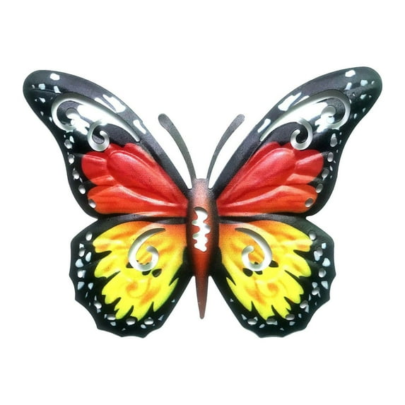 Nomeni Ornament Clearance, Metal Butterfly Wall Art, Inspirational Wall Decor Sculpture Hanging for Indoor Room Decor