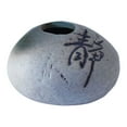 thumbnail image 1 of Nomeni Plant Pots Clearance, Rustic Ceramic Planter with Personalized Inscription Faux Stone Design Thumbsized Flower Pot Garden Decor, 1 of 5