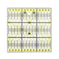 thumbnail image 1 of Nomeni Quilting Rulers Clearance, Sewing Quilting Craft Diy Ruler Patchwork Transparent Tailor Cutting Tools Home Diy Sewing Supplies Yellow, 1 of 6
