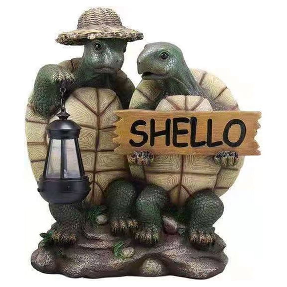 Nomeni Room Decor Clearance, Tortoise Led Light Patio Decor Indoor Outdoor Figurine Home Decorative Sculpture Desk Decor