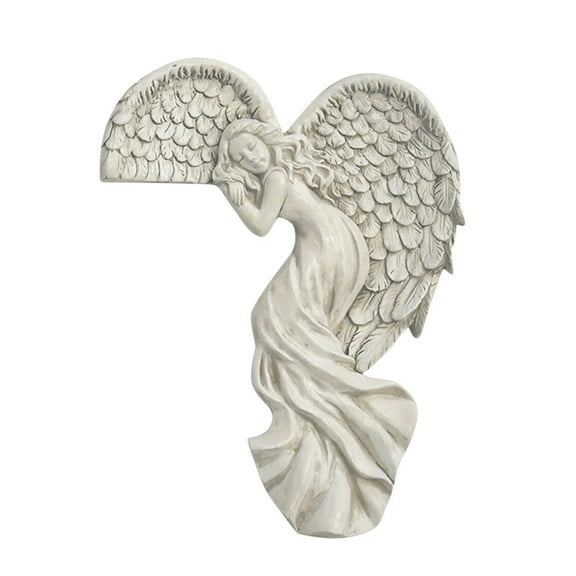 Nomeni Room Decor Door Frame Angel Wing Sculpture Simulation Goddesses Action Posture Desktop & Tabletop Decor A