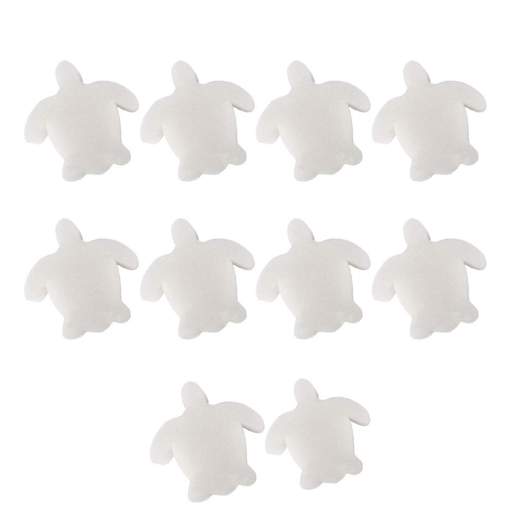 Nomeni Scum Sponge Clearance, 10 Pieces Creamy Oil Absorbing Scum Sponge for Hot Tub Swimming Pool and Spa Cleaning Supplies