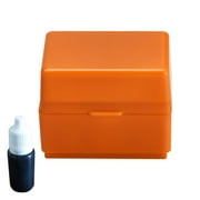 Nomeni Stamp Clearance! Identity Protection Roller Stamps,Identity Theft Protection Stamp for Id Blockout with 10Ml Stamp Ink Seal Orange