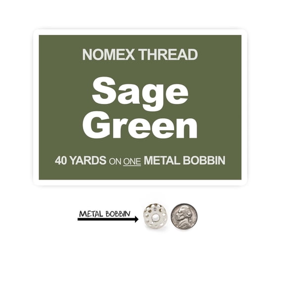 Nomex Thread - 40 Yards (PN286, Sage Green)