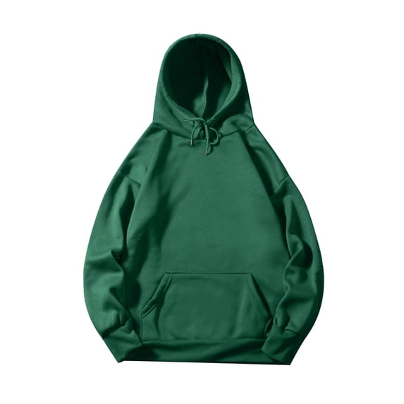 NominalSnug Fleece Lined Hoodies for Men Plain Long Sleeve Casual Fall Sweatshirts with Pocket