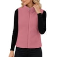 thumbnail image 1 of NominalSnug Womens Fuzzy Fleece Sherpa Vest Sleeveless Warm Outwear Jacket with Pockets, 1 of 6