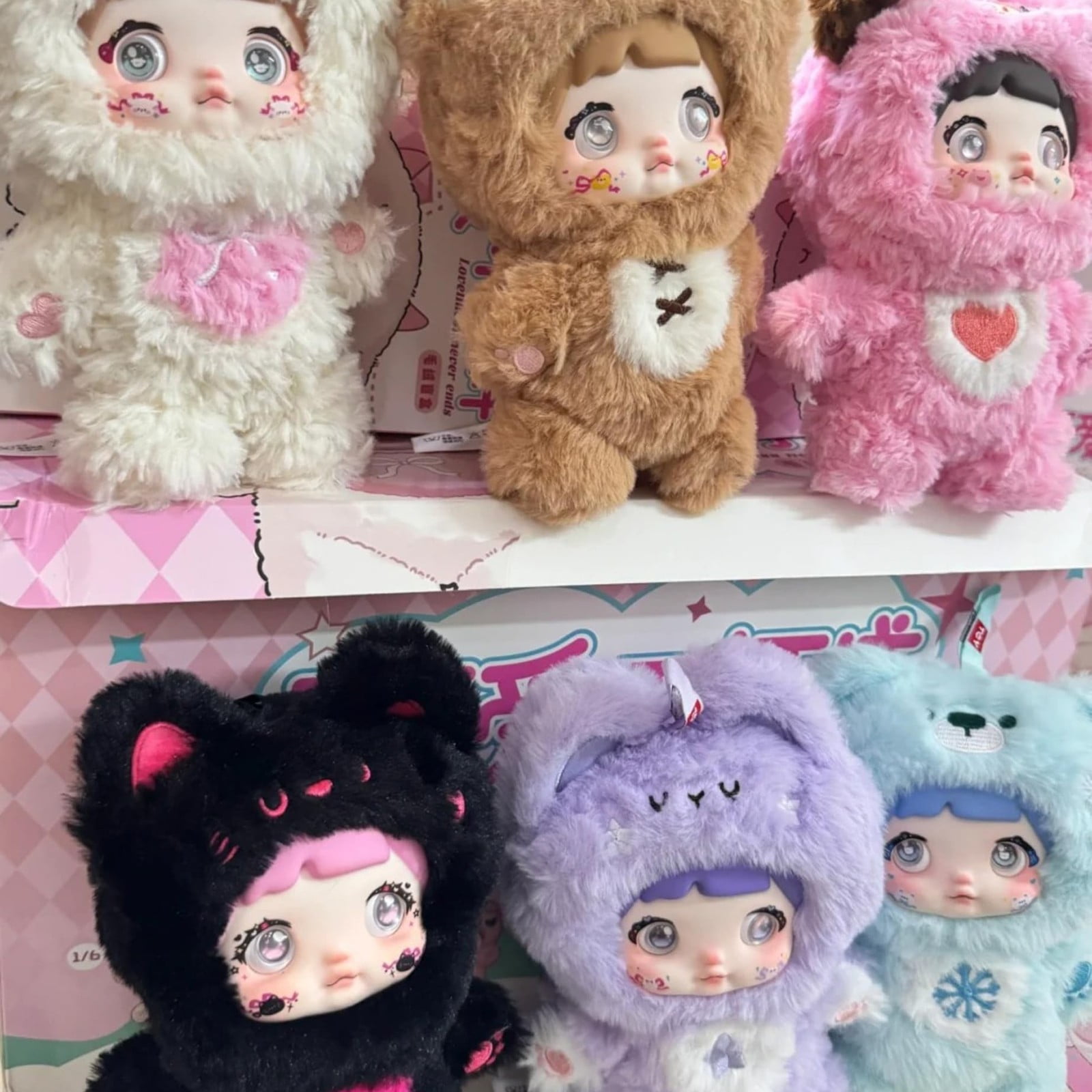 Nommi Loveliness never ends Vinyl Plush Blind Box (Whole Set 6pcs) main image 1