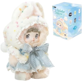 Nommi Blind Box Plush Collection Figures, Nommi Weather Forecast Series Blind Box, Cute Blind Box Nommi Plush Gift for Fans & Collectors, Single Box (1 of 7 Possible Styles)