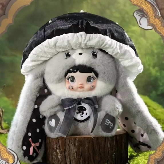 Nommi Mushroom Hat Series Plush Blind Box, 400% Big Nommi Bunny ...