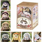Nommi Mushroom Hat Series Plush Blind Box, 400% Big Nommi Bunny Mushroom Cap Series Kawaii Nommi Rabbit Plushie Toys Figure Doll, Cute Xmas Collectible Toy Birthday Gift for Girls(1PC Random)