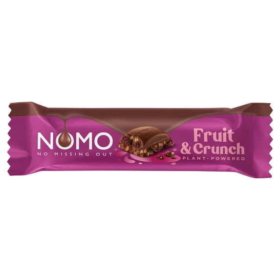 Nomo Free From Fruit Crunch Bar 32G, Imported from Britain