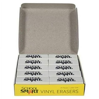 Sargent Art Plastic Set Vinyl Erasers (3 Pack) Sleeve Included Easy to Use No Stains Flexible Broad Range of Use.