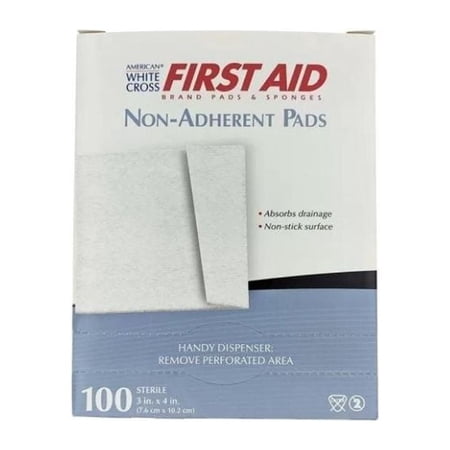 Non-Adherent Sterile Gauze Pads 3" x 4" 12 ply (200 Pads = 2 Boxes) - MS40535