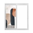 thumbnail image 1 of Non-Adhesive Static Cling Window Tint, Boho Middle Century Window Privacy Film Frosted, Abstract Modern Color Block Geometric Insulated Windows Frosted Films for Living room, 35.4 x 78.7 Inches, 1 of 9