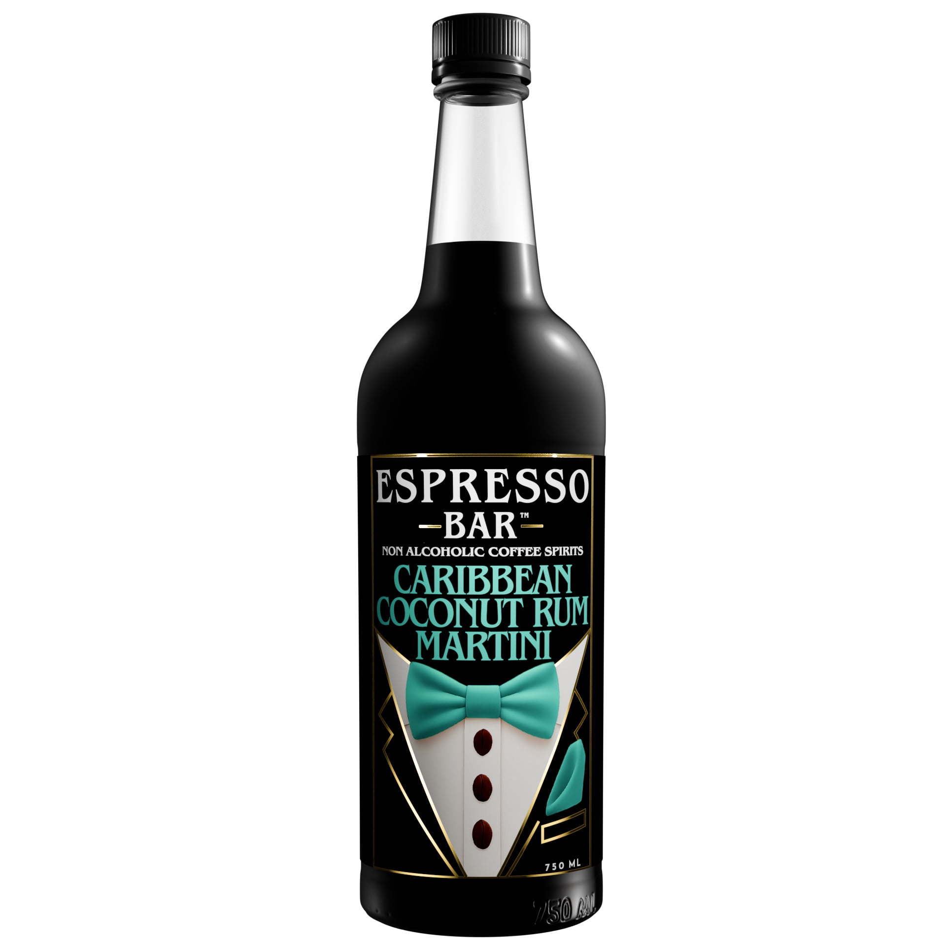 Non-Alcoholic Coconut Rum, Espresso Martini