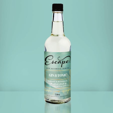 Non-Alcoholic Gin and Tonic Cocktail