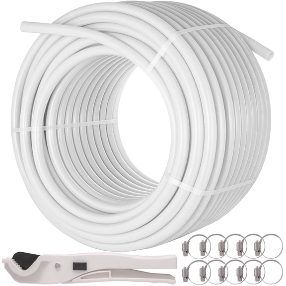 1 Inch x 300 Feet Non-Barrier PEX Tubing Coil with Durable EVOH PEX-B Pipe for Residential and Commercial Radiant Floor Heating, Hot and Cold Water Plumbing, Flexible and Leak-Proof PEX Pipe