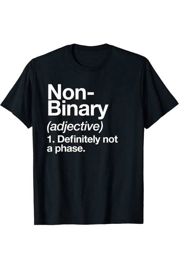 Non-Binary Definition T-shirt Funny LGBTQIA Pride Tee
