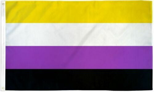 Non-Binary Flag 3x5 LGBTQIA NB Pride NonBinary Pride Non-binary Pride