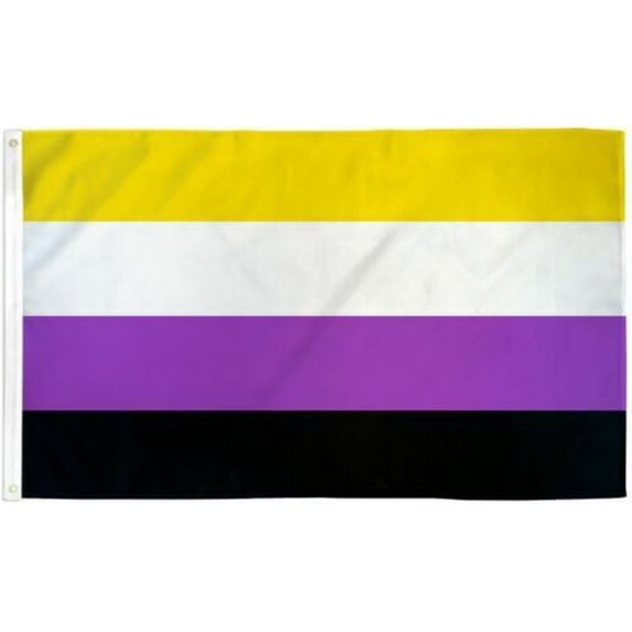 Non-Binary Flag 3x5 LGBTQIA NB Pride NonBinary Pride Non-binary Pride ...