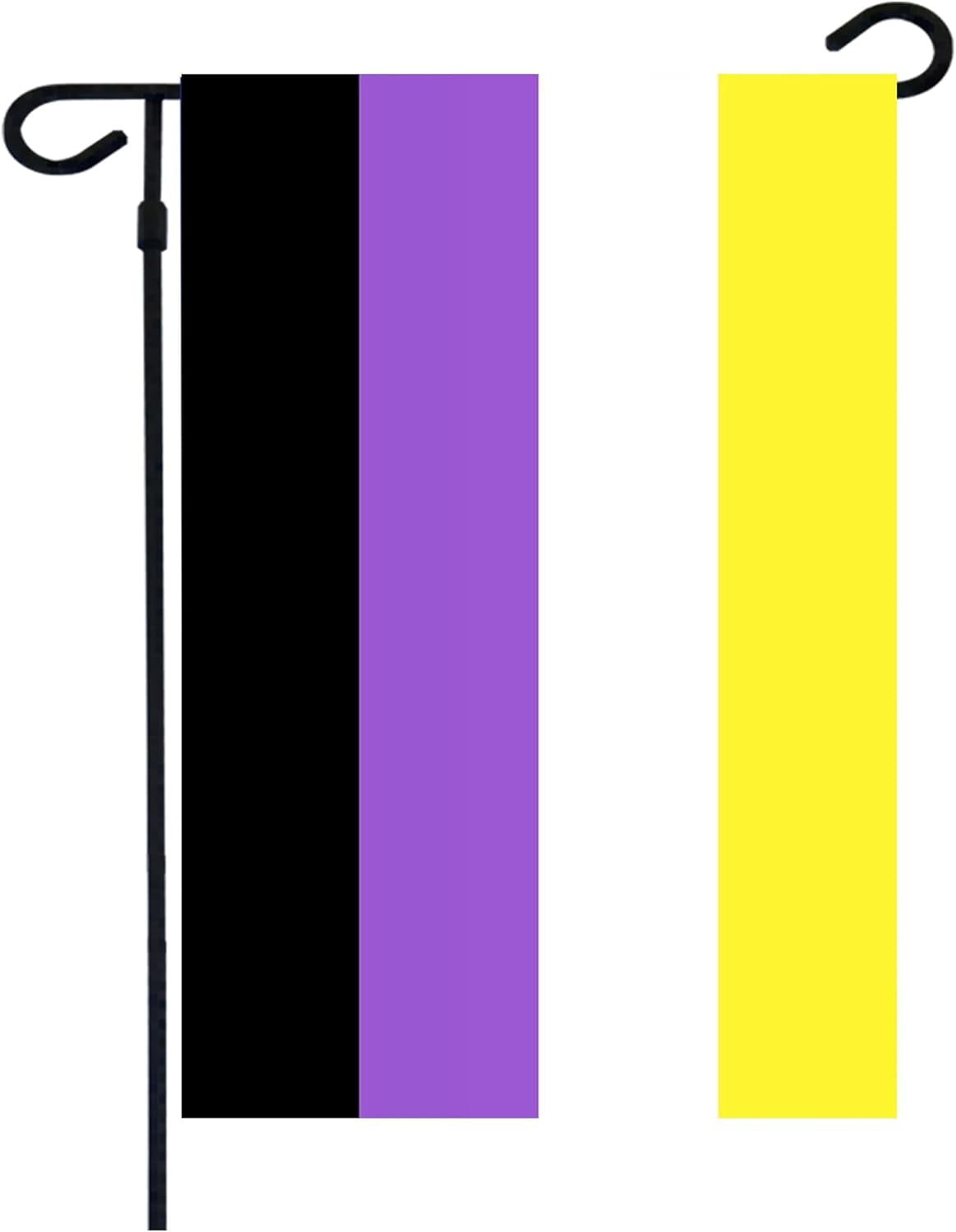 Non Binary Flag, Non-Binary Pride Garden Flag NB Pride Genderqueer ...