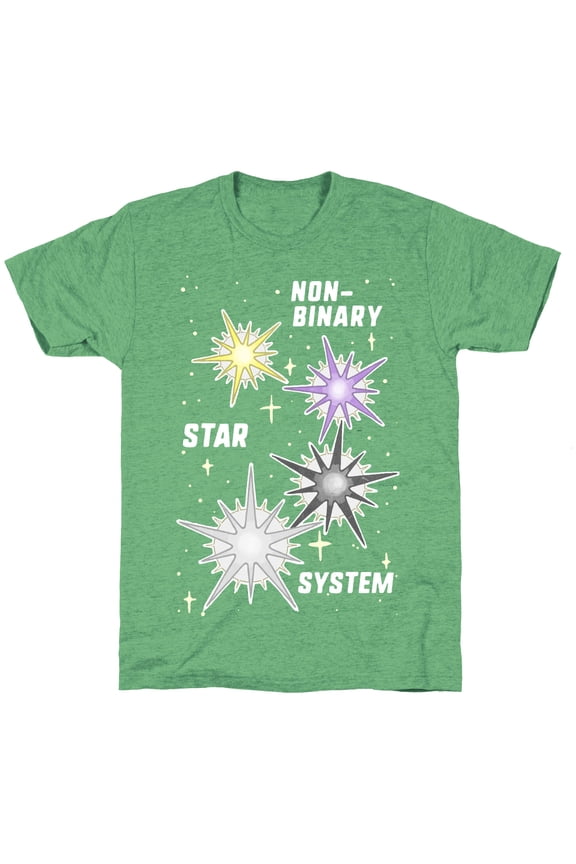 Non-Binary Star System Unisex Triblend Tee Tee Shirt Sweatshirt Hoodie