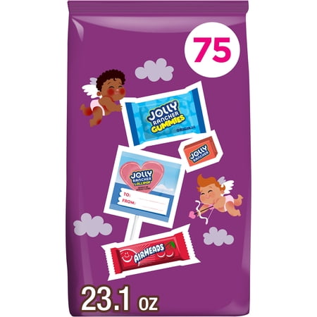 Jolly Rancher and Airheads® Assorted Fruit Flavored, Valentine's Day Candy Variety Bag, 23.1 oz (75 Pieces)