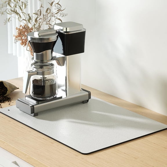 Non- Coffee Drip Mat - Super Absorbent with Waterproof Backing for Countertop Protection