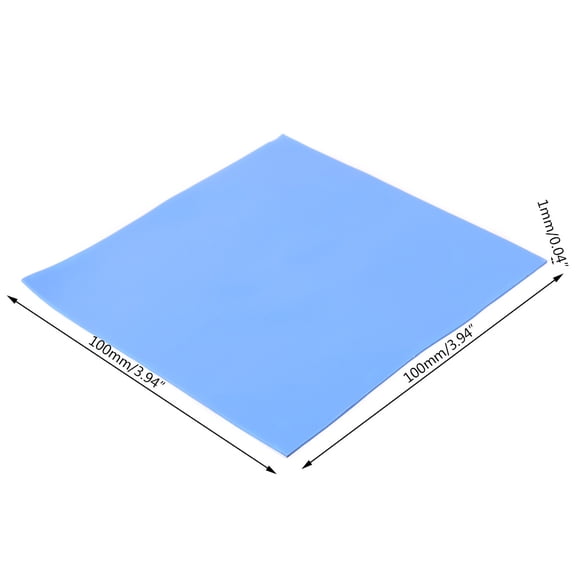 Non Conductive Heat Resistance Silicone Thermal Pads for Laptop Heatsink/CPU