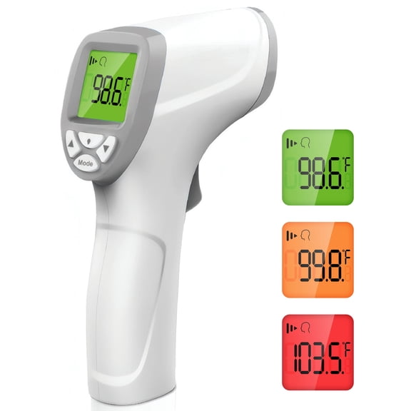 Non-Contact Digital Infrared Forehead Thermometer for Adults Kids,No-Touch Thermometer with Fever Alarm,Accurate and Easy-to-use Thermometer for Home use