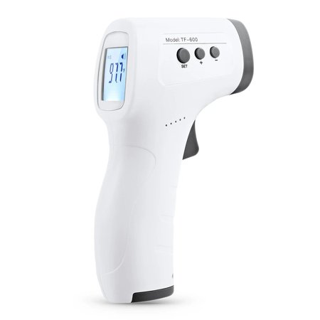 Non Contact Infrared Thermometer – Digital Display, C or F – Quick & Accurate Forehead Body Temperature Tool