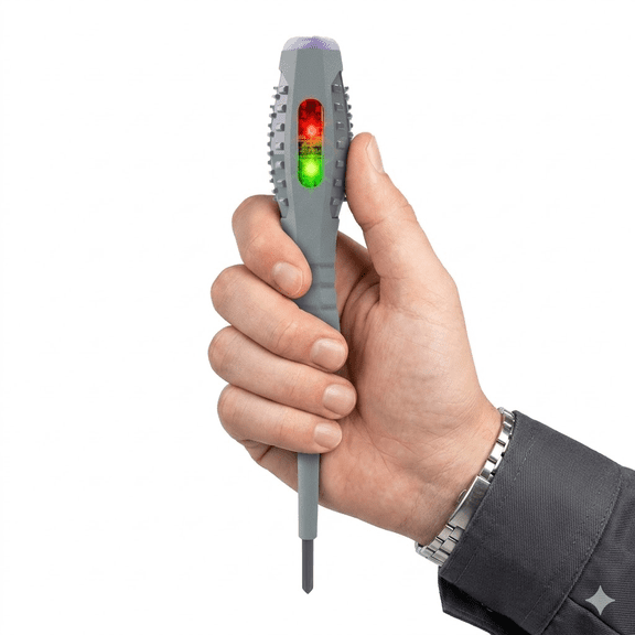 Non-Contact Voltage Tester Pen, AC/DC 12-220V Electrical Current Sensor, Safe Volt Detector Tool for Outlets, Wires and Circuits