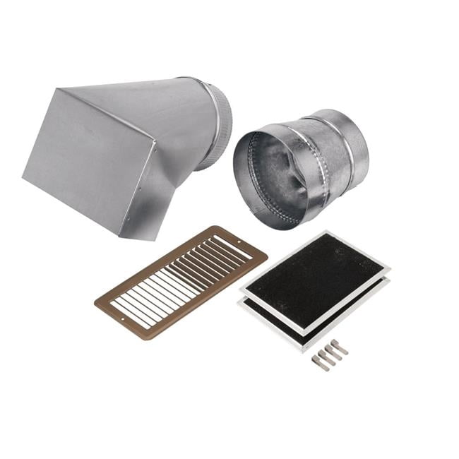 Non-Duct Kit for BBN Powerpack Insert - Stainless Steel - Flush Mount - Charcoal Filter Included