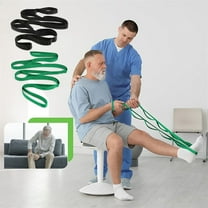 Non-Elastic Stretch Strap Wear Resistant Multiple Loop Design Physical Therapy Stretching Strap Yoga Strap for Men Women