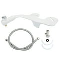 NonElectric Bidet Toilet Seat Attachment with Dual Nozzles and