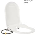thumbnail image 2 of Non-Electric Elongated Bidet Toilet Seat With Dual Nozzle - Heated Seat, White (USA) 2 of 5