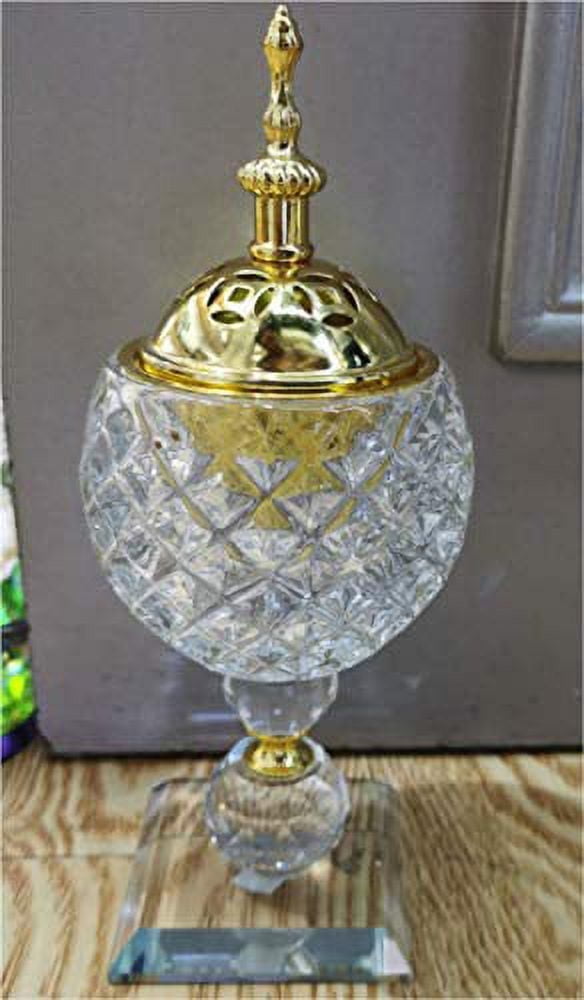 Non Electric Crystal Bakhoor Burner Mabkhara Incense Burner to be Used