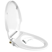 Non-Electric Toilet Seat Bidet Seat with Self Cleaning Dual Nozzles  Natural Water Spray